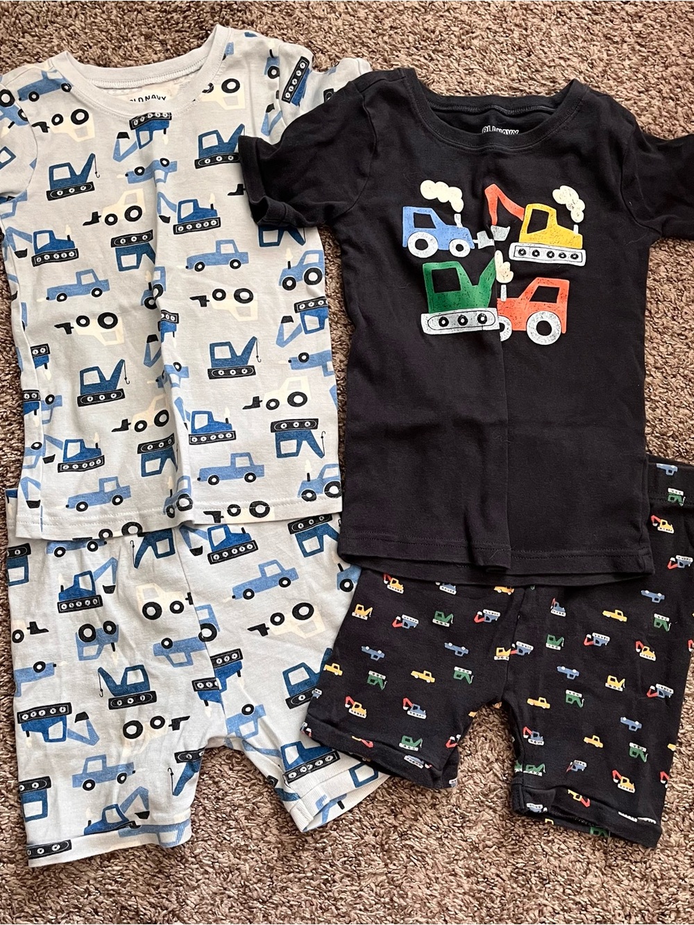 Old Navy Light Blue Toddler Truck Tee